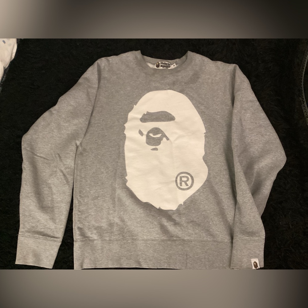 A Bathing Ape Gray L/S